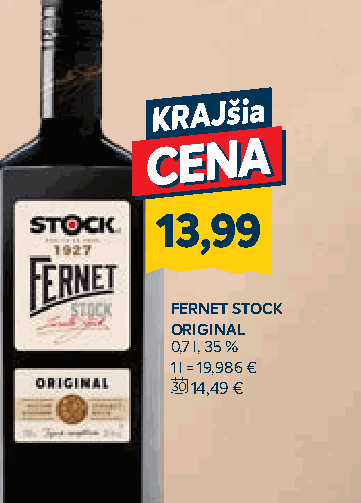 FERNET STOCK ORIGINAL