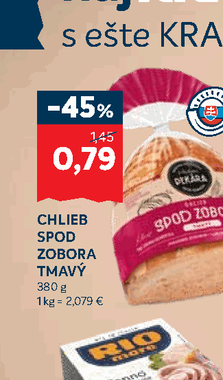 CHLIEB SPOD ZOBORA TMAVÝ