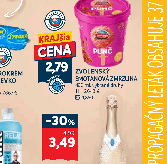 ZVOLENSKÝ SMOTANOVÁ ZMRZLINA