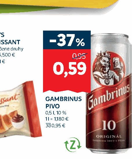 GAMBRINUS PIVO