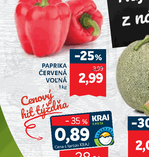 PAPRIKA ČERVENÁ VOĽNÁ