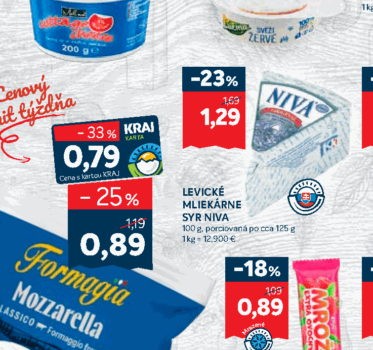 LEVICKÉ MLIEKÁRNE SYR NIVA