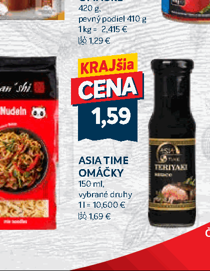 ASIA TIME OMÁČKY