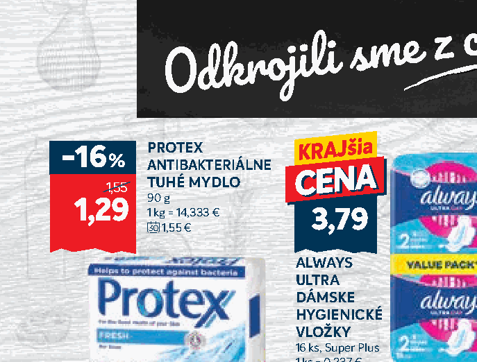 PROTEX ANTIBAKTERIÁLNE TUHÉ MYDLO