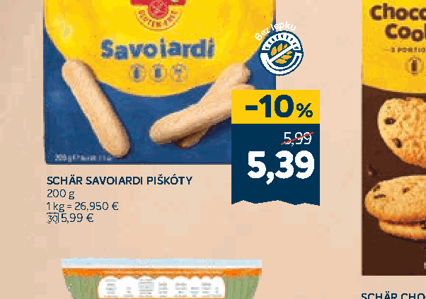SCHÄR SAVOIARDI PIŠKÓTY