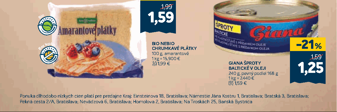 GIANA ŠPROTY BALTICKÉ V OLEJI