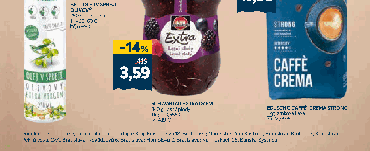 SCHWARTAU EXTRA DŽEM