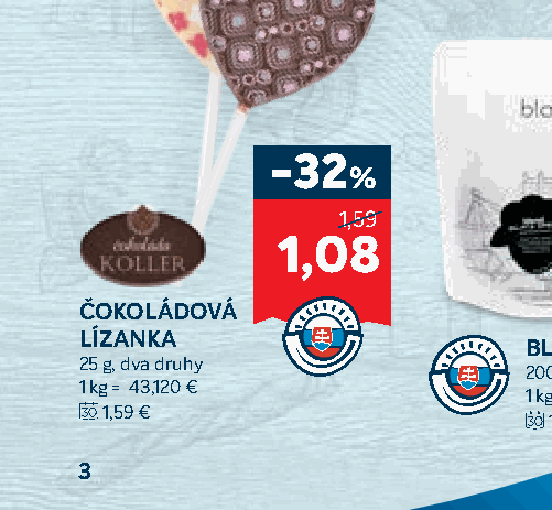 ČOKOLÁDOVÁ LÍZANKA