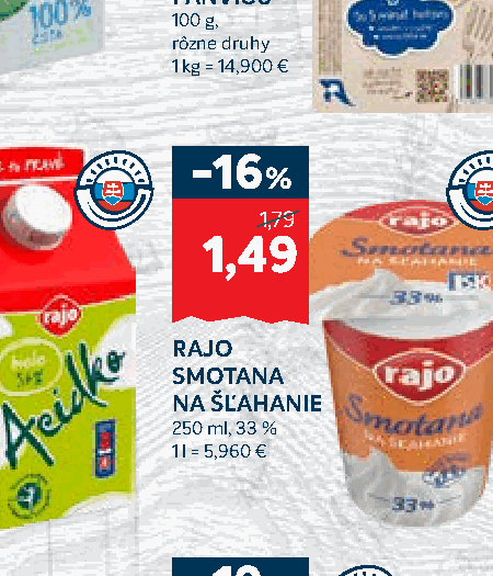 RAJO SMOTANA NA ŠĽAHANIE