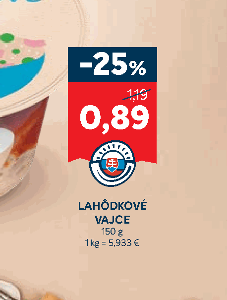 LAHÔDKOVÉ VAJCE