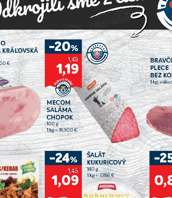 MECOM SALÁMA CHOPOK
