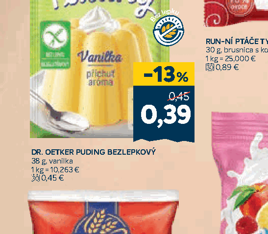 DR. OETKER PUDING BEZLEPKOVÝ