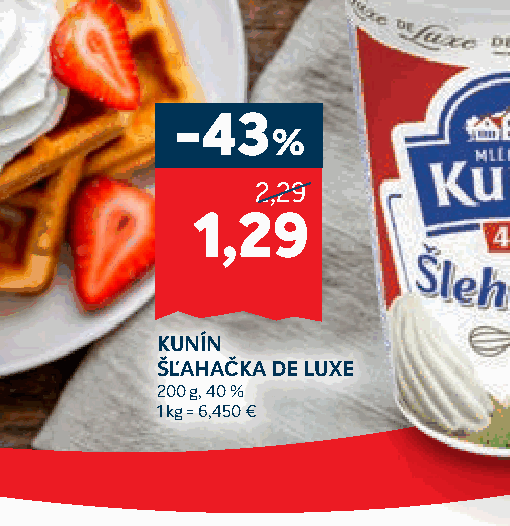 KUNÍN ŠĽAHAČKA DE LUXE