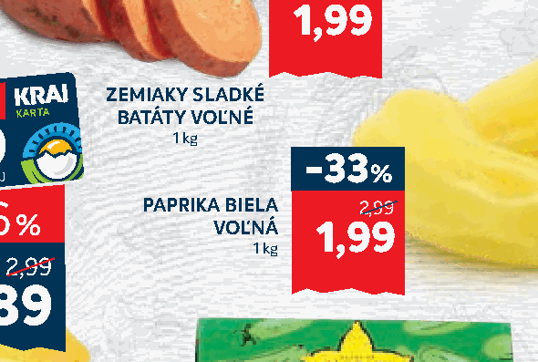 PAPRIKA BIELA VOĽNÁ
