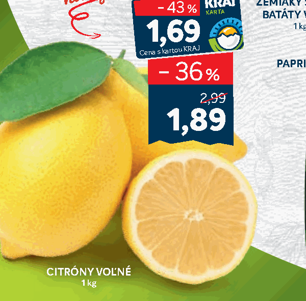 CITRÓNY VOĽNÉ