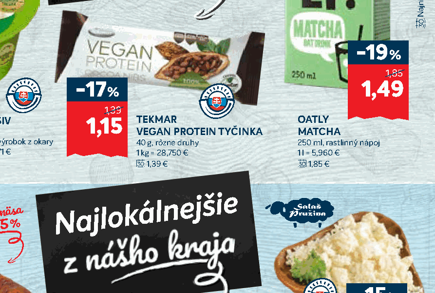 TEKMAR VEGAN PROTEIN TYČINKA