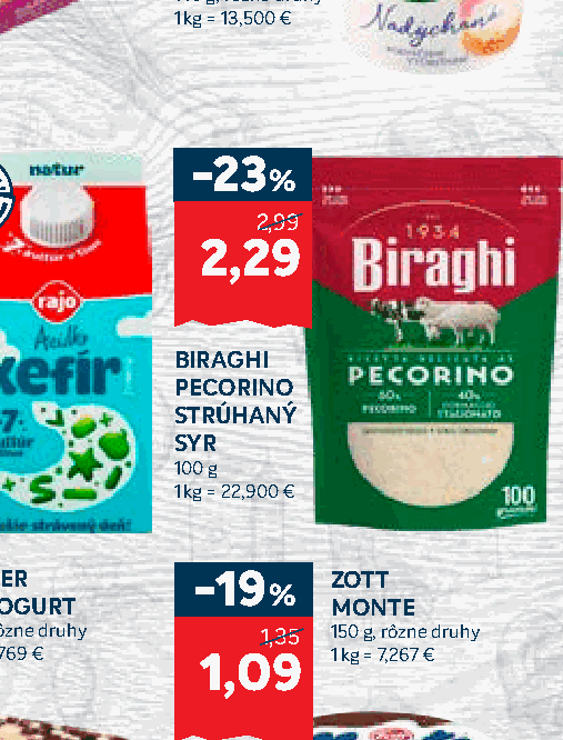 BIRAGHI PECORINO STRÚHANÝ SYR