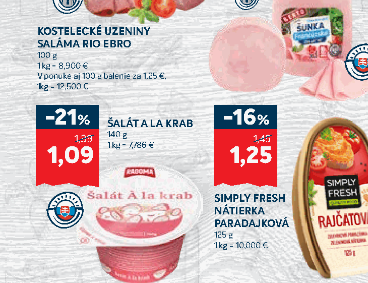 ŠALÁT A LA KRAB