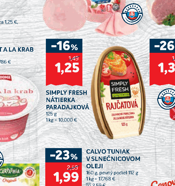 SIMPLY FRESH NÁTIERKA PARADAJKOVÁ
