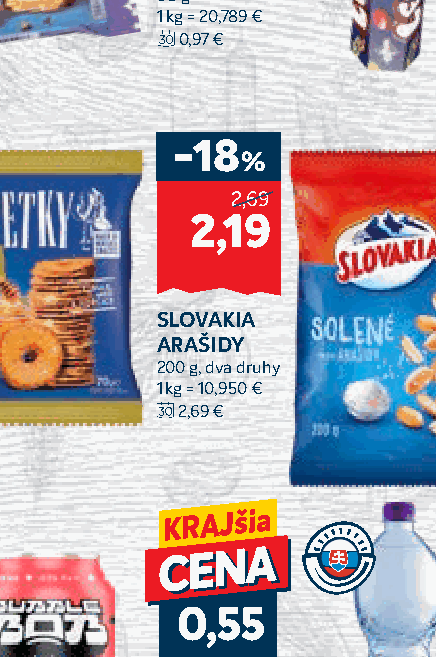 SLOVAKIA ARAŠIDY