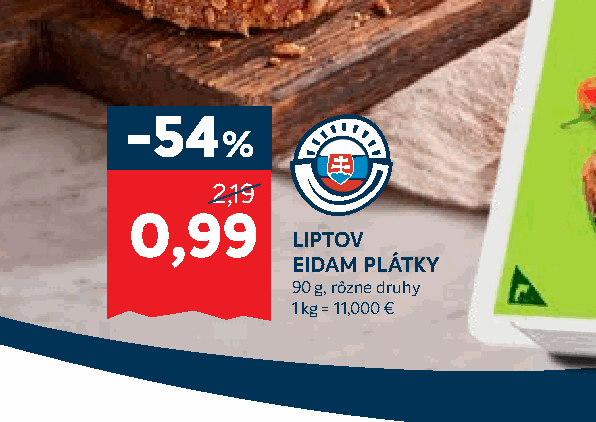 LIPTOV EIDAM PLÁTKY