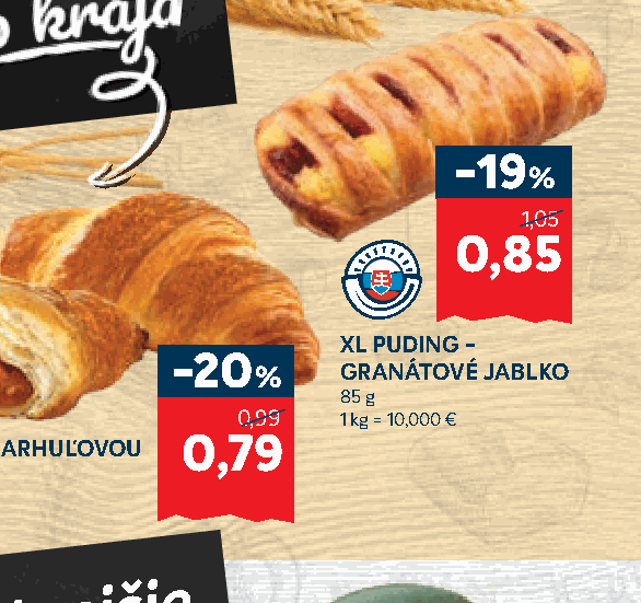 XL PUDING - GRANÁTOVÉ JABLKO