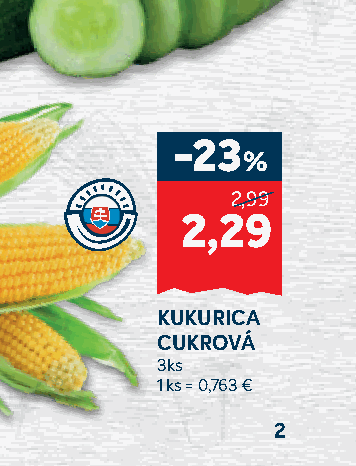 KUKURICA CUKROVÁ