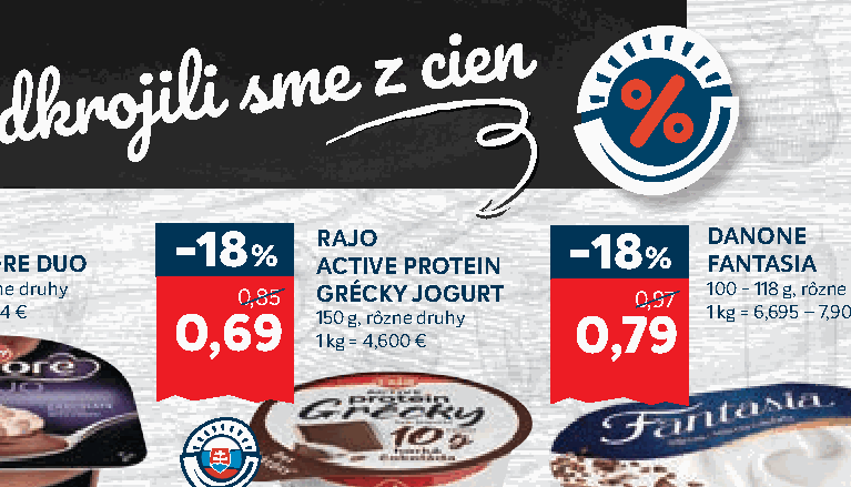 RAJO ACTIVE PROTEIN GRÉCKY JOGURT