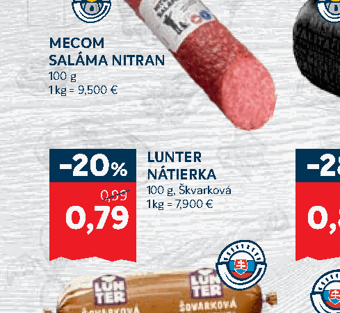 LUNTER NÁTIERKA