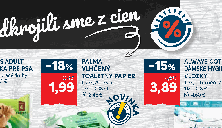 PALMA VLHČENÝ TOALETNÝ PAPIER