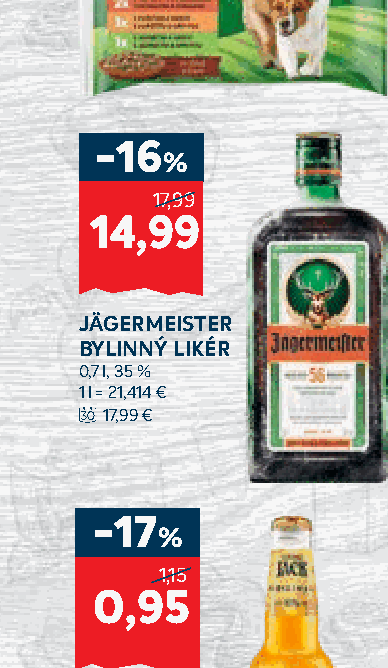 JÄGERMEISTER BYLINNÝ LIKÉR