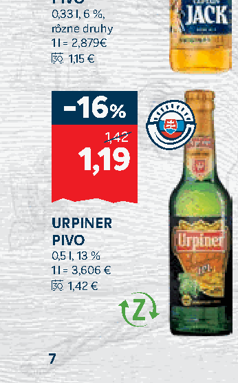URPINER PIVO