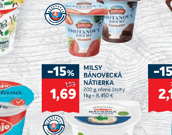 MILSY BÁNOVECKÁ NÁTIERKA