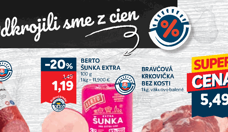 BERTO ŠUNKA EXTRA