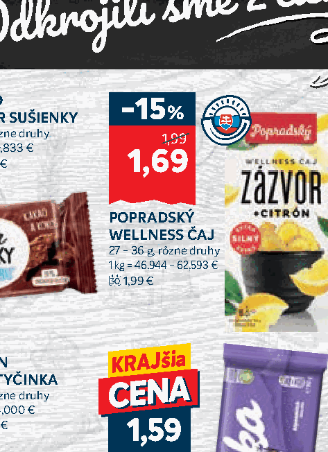 POPRADSKÝ WELLNESS ČAJ