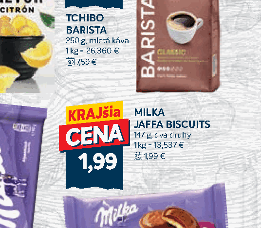MILKA JAFFA BISCUITS