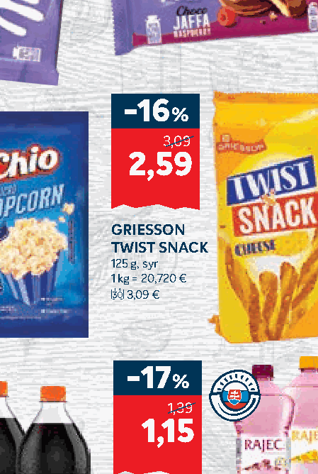 GRIESSON TWIST SNACK