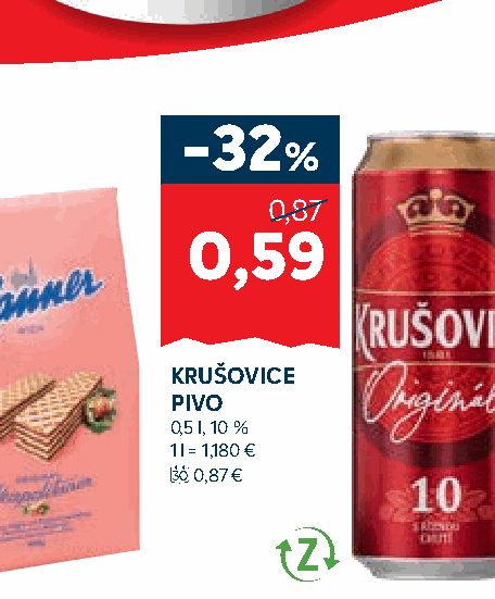 KRUŠOVICE PIVO