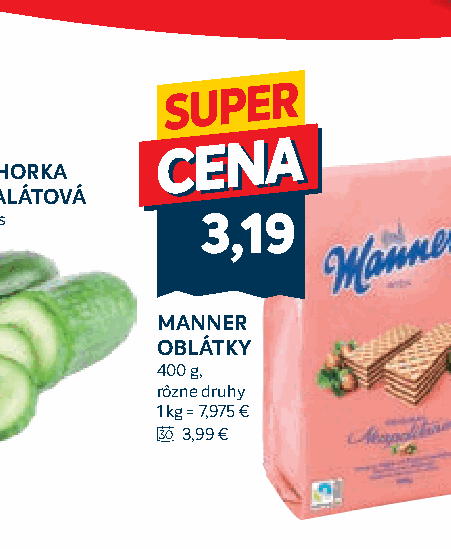 MANNER OBLÁTKY
