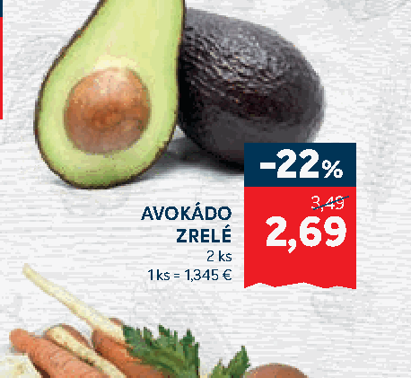 AVOKÁDO ZRELÉ