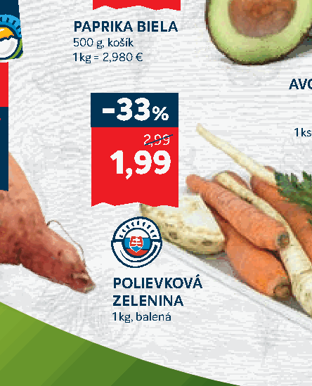 POLIEVKOVÁ ZELENINA