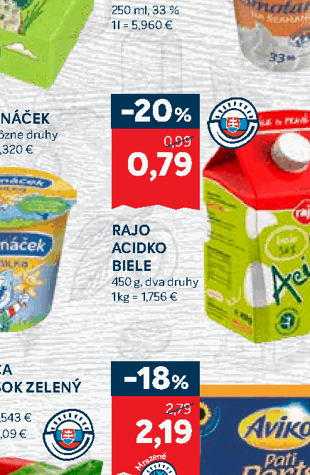 RAJO ACIDKO BIELE