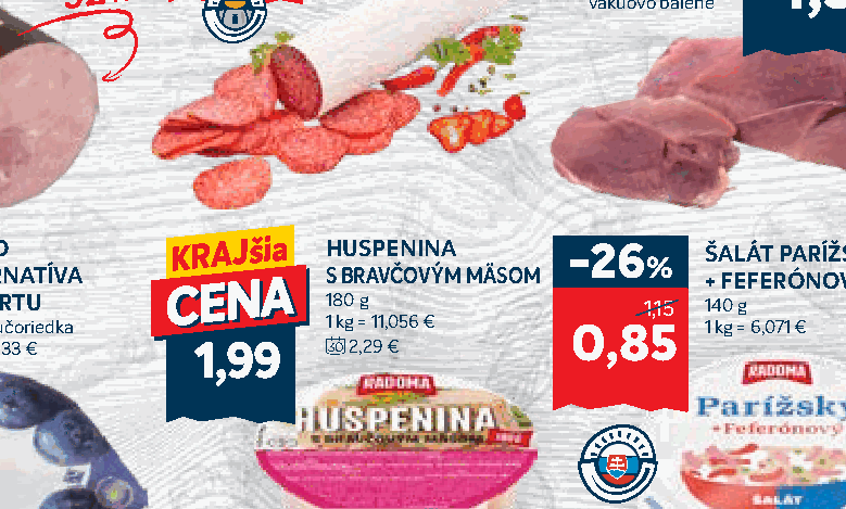 HUSPENINA S BRAVČOVÝM MÄSOM