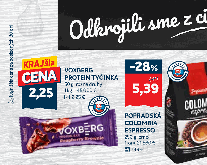 VOXBERG PROTEIN TYČINKA