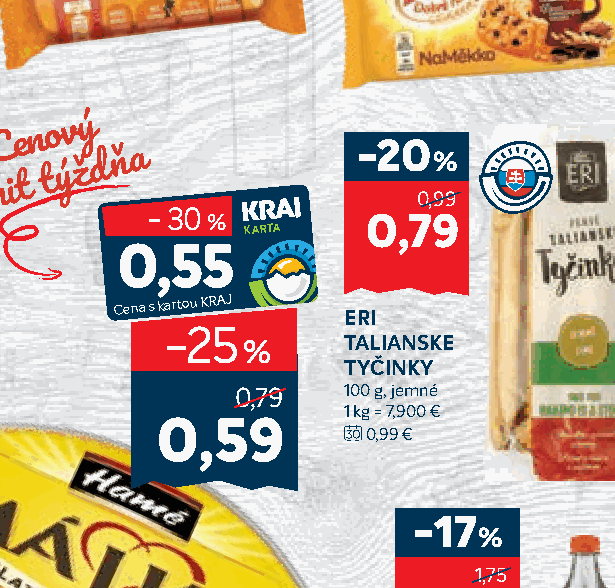 ERI TALIANSKE TYČINKY