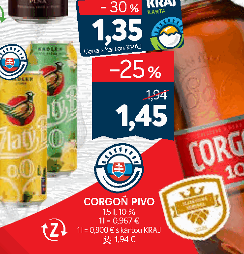 CORGOŇ PIVO