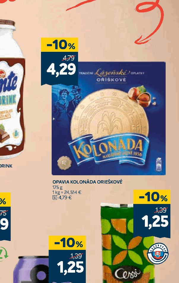 OPAVIA KOLONÁDA ORIEŠKOVÉ