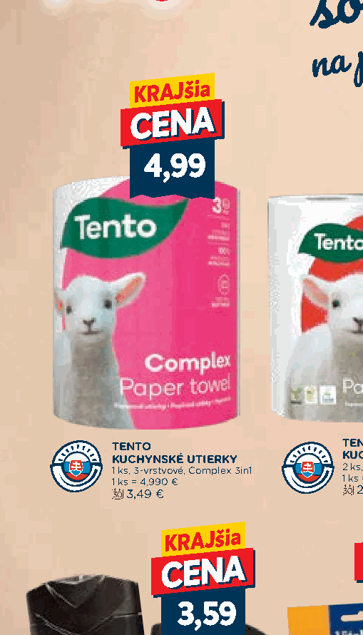 TENTO KUCHYNSKÉ UTIERKY