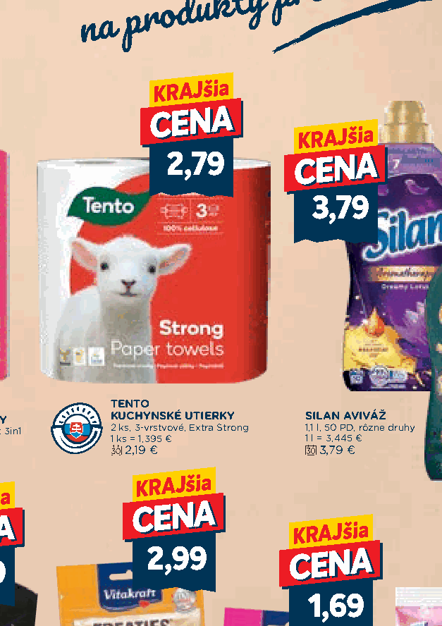TENTO KUCHYNSKÉ UTIERKY