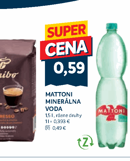 MATTONI MINERÁLNA VODA